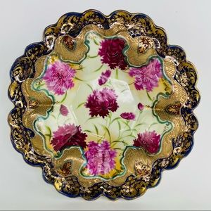 Tokio Wheelock Multipurpose Party Dish - Hand Painted Porcelain Serving Plate